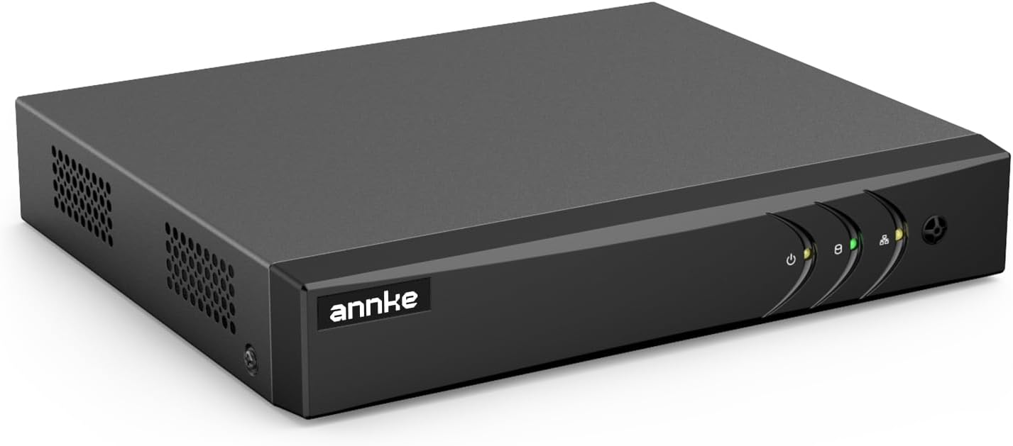 ANNKE 8 Channel DVR for Security Camera, 3K Lite Hybrid 5-in-1 Surveillance Digital Video Recorder, Support 8CH Analog & 2CH 6MP IP Cams, AI Human&Vehicle Detection, Easy Remote Access, NO Hard Drive