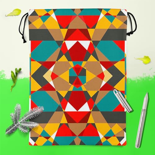 Image of ArtzFolio Tribal Art D1 | Reusable Sack Bag | Bag for Gym, Storage, Vegetable & Travel