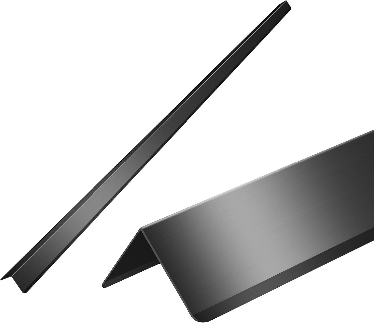 Black Stainless Steel Wall Corner Guard 2 x 2 x 48 inch 6 Pcs,304 Steel Corner Trim,Metal Wall Corner Protection Guards with 90-Degree Angle for Wall Protection and Decoration.