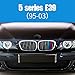 Parrilla delantera Recortar tiras for BMW E46 E90 E60 E39 E36 F30 F10 F20 X5 E70 E53 E91 E92 E93 G30 E87 E83 X3 X6 E71 F25 F31 F22 F34 X1 Kühlergrill (Color : 1995 2003 E39)