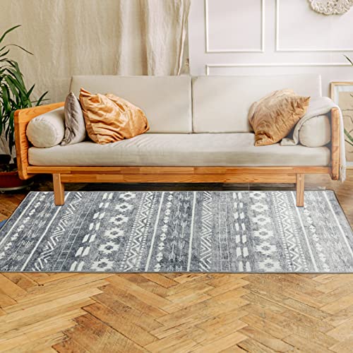 Lbris Washable Runner Rug,2'6''X6',For Hallway Laundry Room Kitchen Entryway Bathroom,Non Slip Rug Runners With Rubber Backing,Non Skid Stain-Resistant Non Shedding Durable Runners.(Boho) #TOP4