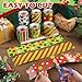 Tenceur 6 Pcs 208.8 Feet Christmas Bulletin Board Borders Classroom Decorations Green Red Spots Swirl Candy Cane Elf Border Trim for Xmas Winter Classroom Home Party Supplies