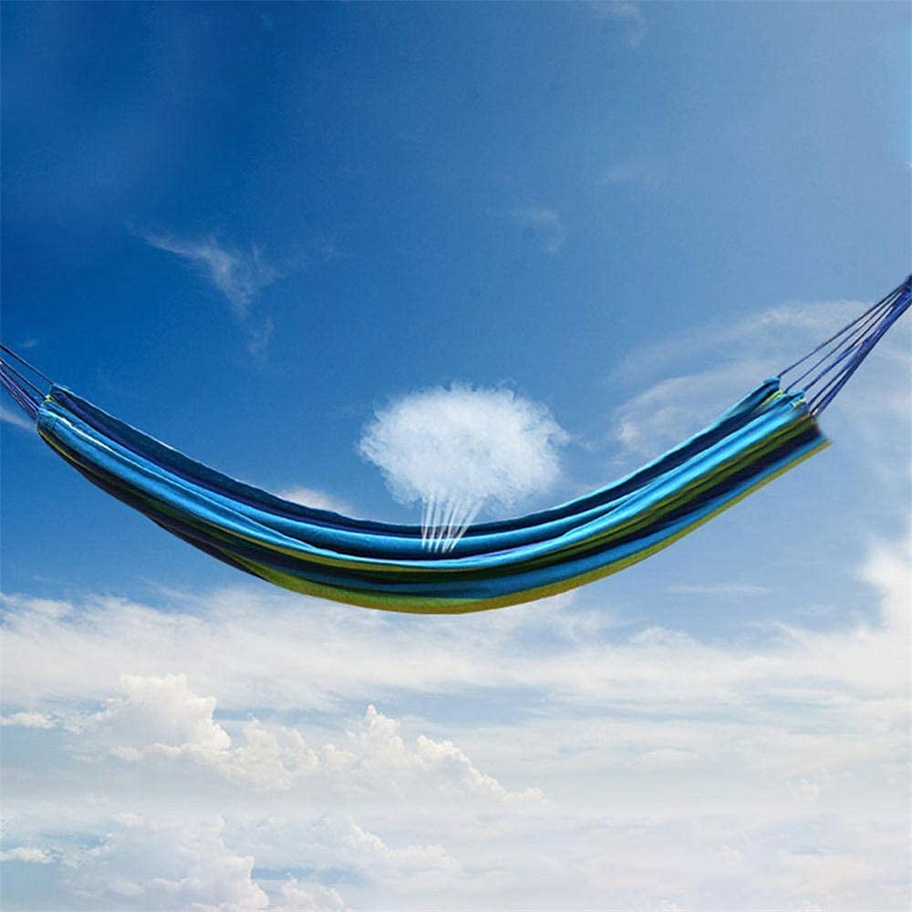 Amaca In Cotone Portatile Per Esterno - 190x80 Cm, Capacità 150 Kg | Per Giardino, Spiaggia, Campeggio - Foto 9