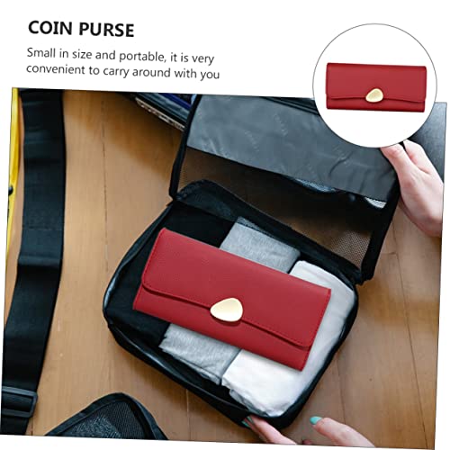 FRCOLOR Trifold Women Wallet PU Leather Coin Storage Wallet RFID Blocking Long Handbag for Ladies Multifunctional Folding Purse Card Slots2