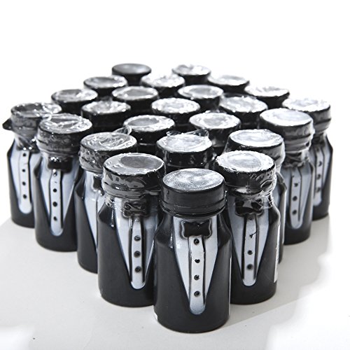 Tuxedo Bubble Bottles, 0.6 ounces (24 bubble bottles per box)