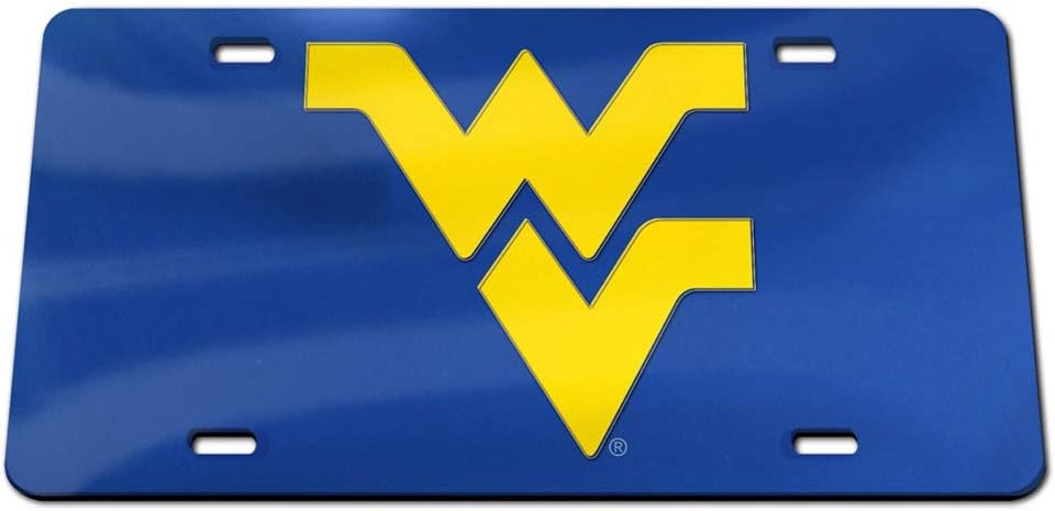 WinCraftWest Virginia University S04400 Acrylic Classic License Plates