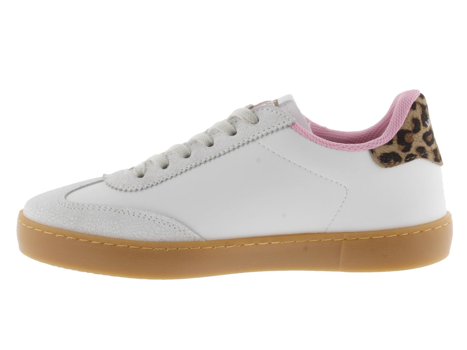 Victoria Basket Basse Berlin Ciclista Effet Cuir & Pièces en Croûte De Cuir en Contraste 1126204 pour Femme