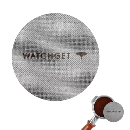 watchget 53mm Espresso Puck Screen 316 Stainless Steel Reusable Espresso Screen 1.7mm Thickness 150?m Professional Barista Espresso Filter for 54mm Espresso Portafilter Filter Basket