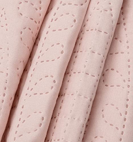 Image of Chezmoi Collection Austin 3-Piece Oversized Bedspread Coverlet Set (Queen, Blush)