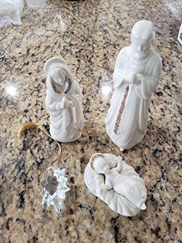 Lenox China Jewels Nativity Porcelain 3-Piece The Holy Family
