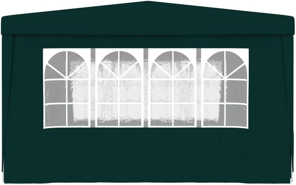 Professional Party Tent with Side Walls,Gazebo,Garden Marquee,Shade Tents,Barbecue Pavilion,for Lawn,Garden,Backyard,Outdoor or Party,13.1'x13.1' Green 0.3 oz/ft²