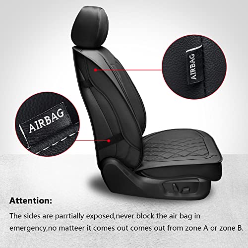 Mirozo Dodge Ram Seat Covers Full Set,5Pcs Car Seat Cover Waterproof Fit 2009-2023 1500, 2010-2023 2500/3500 Crew Quad Regular Cab Pickup Cushions Compatible With Split Bench 40/60(Black) #TOP1