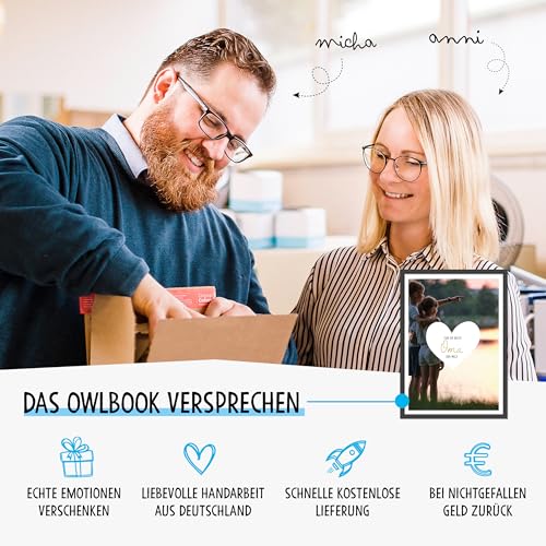 OWLBOOK® Personalisierte Geschenke für Oma - Fotogeschenke zum Geburtstag | Herz | Papier – Ansicht 6