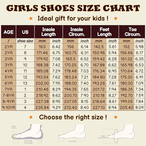 Image of Girls Dress Shoes-Mary Jane Shoes for Girls, Princess Wedding Party Flower Girl School Shoes Low Heel Flats for Little /Big Kids