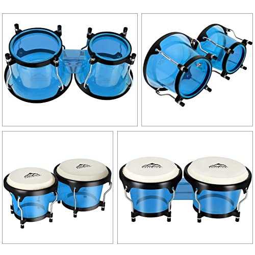 EastRock Bongo Drums 6 And 7 Set For Kids Adults