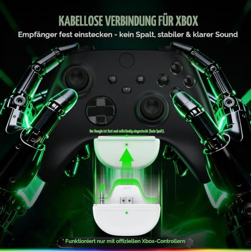 WESEARY Wireless Gaming Headset für Xbox Series X/S, Xbox One, PC, PS5/4 – Ansicht 2