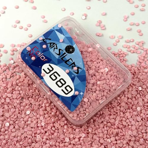 Carsilers Diamond Painting Beads 3689,Diamonds Painting Accessories Replacement for Missing Drills,Diamond Beads Replacement Drills Gems Stones,Round,About 3500pcs