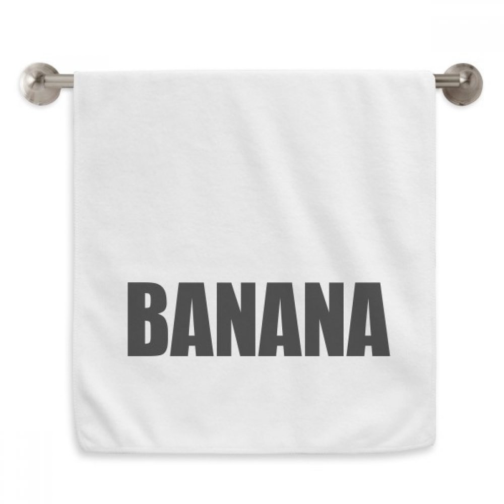 Serviettes débarbouillettes Banana Fruit Nom Foods 13x29 pouces blanc