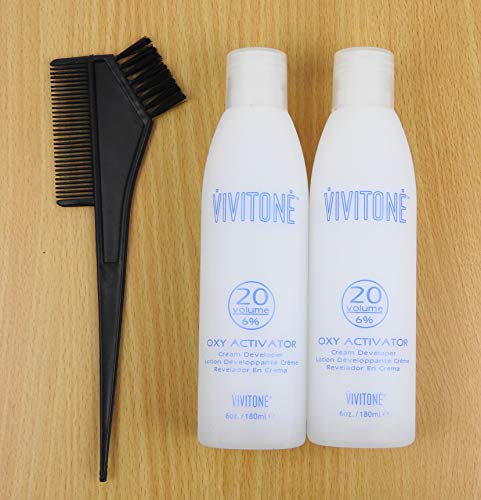 Vivitone Oxy Activator 20 Volume Cream Developer 6oz (2 pieces) 