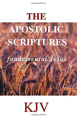 THE APOSTOLIC SCRIPTURES: fundamental Jesus THE APOSTOLIC SCRIPTURES: fundamental Jesus