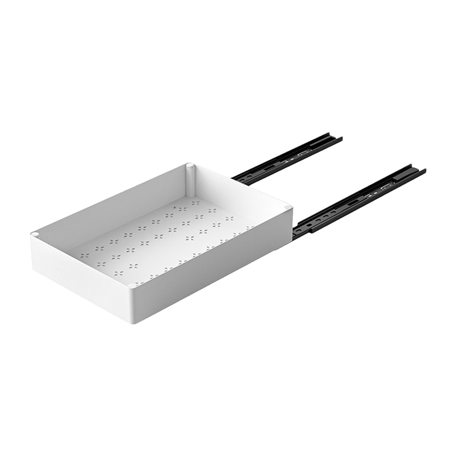 Étagères de rangement pour évier coulissant et meuble de salle de bain amovible