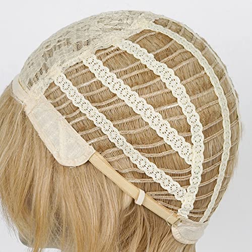 Image of Max Beauty Unisex Anime Blonde Wig, Short Cosplay Wigs With Bangs Heat Resistant Hair for Party and Halloween for Gift + Free Cap