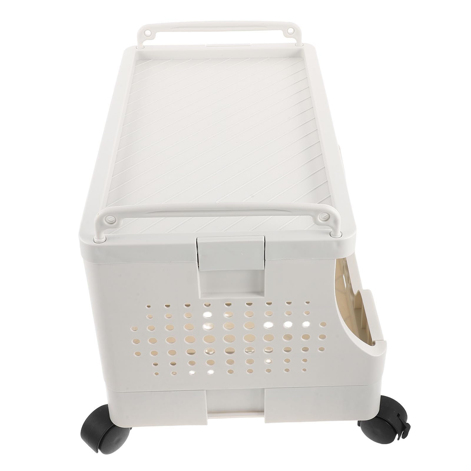 Untertisch Druckerwagen mit Rollen, 2-stöckig, Kunststoff, Homeoffice