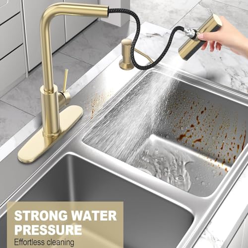 Robinet de baignoire or jaune KW-76J pour salle de bain - 6