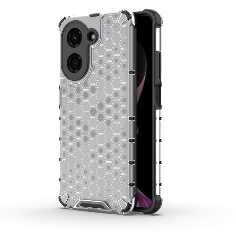 Image of Plastic Bumper Back Case Cover for Redmi A5 / Poco C71 (Transparent)