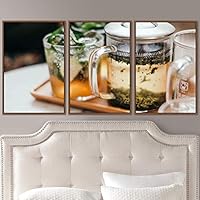 3 Piece Framed Canvas Wall Art Drinks Canvas Prints Home Artwork Decoration for Living Room,Bedroom - 16
