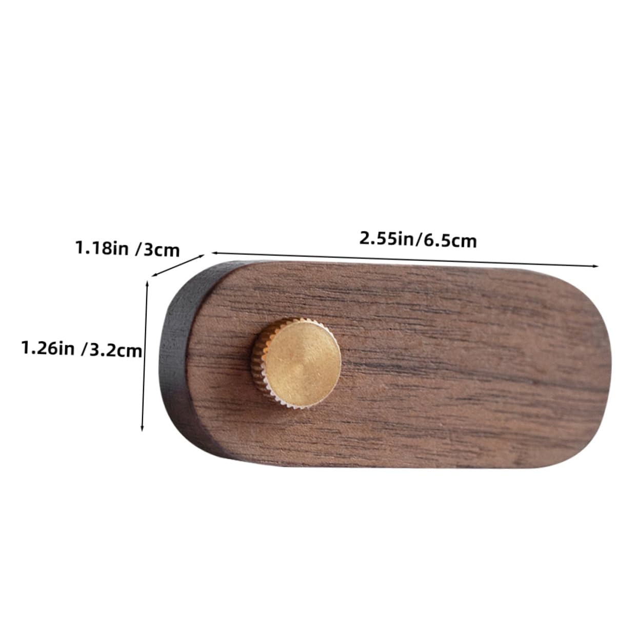 HOMSFOU 5 Ensembles Étiquette De En Bois Petit Vente Pour Porte-étiquettes Rester Des Stands Porte-étiquette D'affichage Présentoir De De Marchandises Cuivre Café 2 Pièces * 5