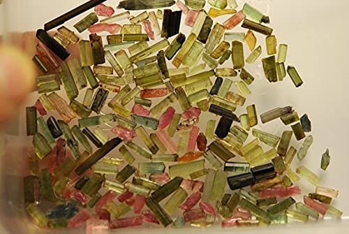 Tourmaline verte en sticks de 10-15mm pour remplacer les perles de basse qualité