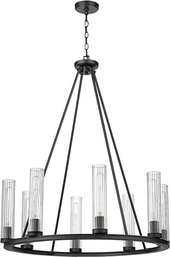 Miniatura 7 de Z-Lite 3031-8BRZ Beau Candelabro, 8 luces 480 vatios totales, bronce
