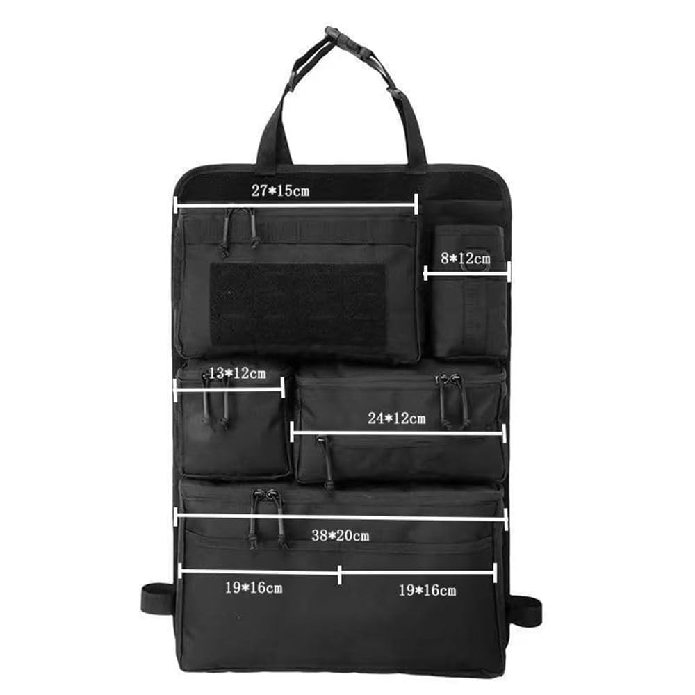 1 Pezzi Organizzatore per Schienale Auto per Mercedes Benz E-Klasse all-Terrain (S214) 2026 2025 2024 2023, Borsa Portaoggetti Sospesa Multi-Tasca Supporto in Oxford
