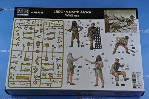 Miniatura 3 de LRDG EN ÁFRICA DEL NORTE, Segunda Guerra Mundial ERA 5 FIGURAS 135 MAESTRO BOX 3598