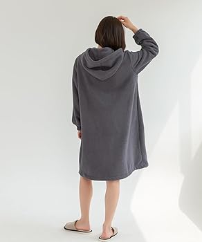 Amazon | [KOUKOUCOCO] フードつき レディース ロング モコモコ