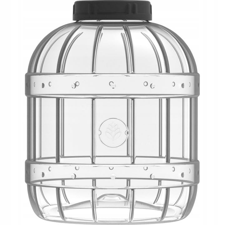 Browin Tarro de chucrut con tapa de plástico, para encurtidos, tarro de 5 l