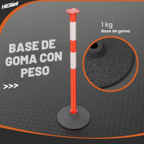 Postes naranjas de seguridad 7 Imagen adicional