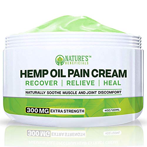 Organic Hemp Oil Extract Cream 300MG - Ultra Premium Pain Relief & Healing