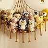 Stuffed Animal Hammock-Large Stuffed Animal Net For Toys Corner-Hanging Stuff Animal Toy Storage Organizer For Plush Plushie Display Caramel Toy Storage Girl Room Bedroom Boho Nursery Decor #1