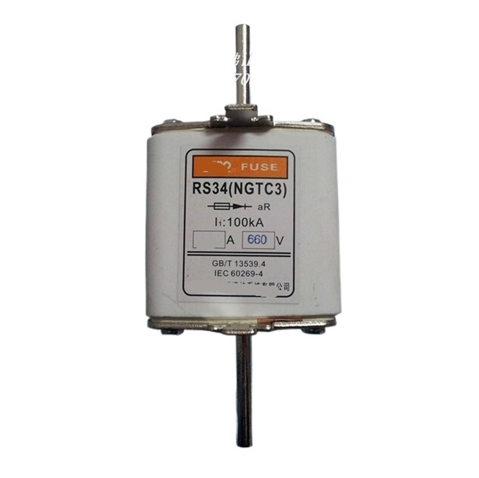 Fusible rápido RS34 NGTC3 de 315A para protección de sistemas industriales contra sobrecargas