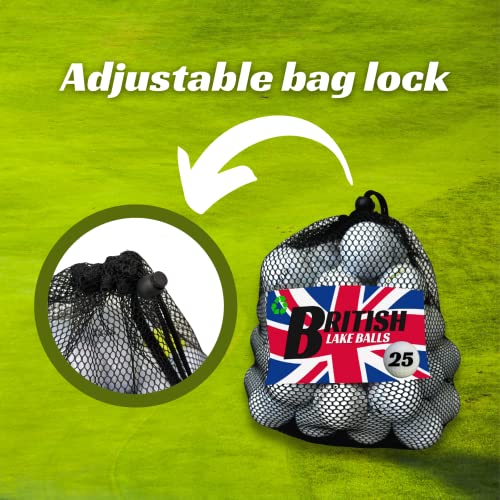 Recycled & Washed Assorted Premium Lake Golf Balls - with Storage Bag - Mixed Golf Balls Lake Balls from Quality Brands like Nike, Srixon, Callaway, TaylorMade, etc. for Golfers - Image 5