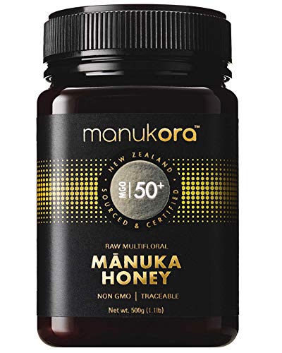 Manukora MGO 50+ Multifloral Raw Mānuka Honey - Authentic Non-GMO New Zealand Honey