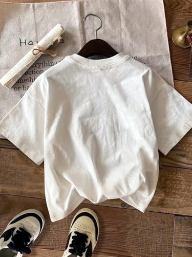 Girl's American USA Graphic Shirt Crew Neck Short Sleeve Summer Casual Tee Tops2