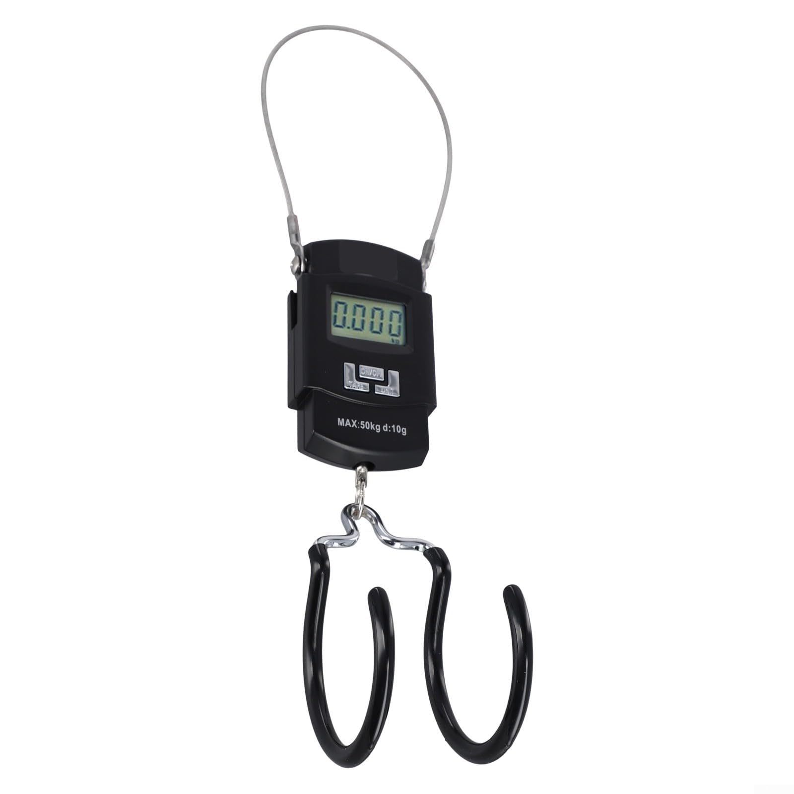 Bilancia Digitale per Bici 50kg Gancio Silicato