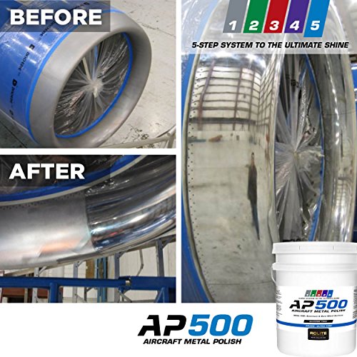 Ap500 Aircraft Metal Polish (10Lb) - Ultra Fine - For Airplane Aluminum & Bare Metal Surfaces, Brightwork, Meets Boeing & Airbus Requirements #TOP3