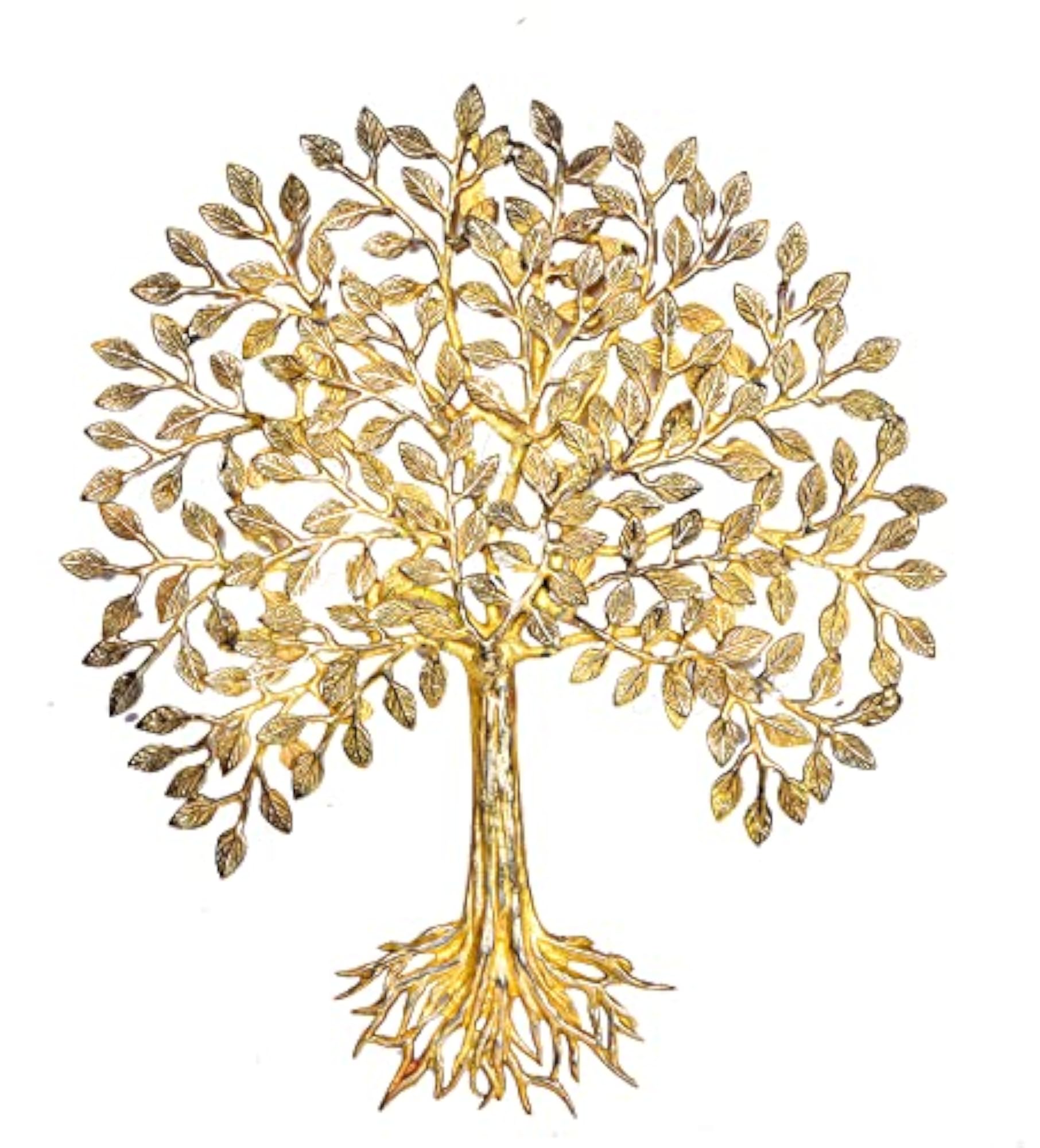 Brass Root Tree Decorative Wall Hanging