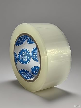 Clear Packing Tape, 2 Inches x 55 Yards, 1.8 Mil Thick, Acrylic Adhesive, 36 Rolls, for Packaging, Carton Sealing, Storage, Moving