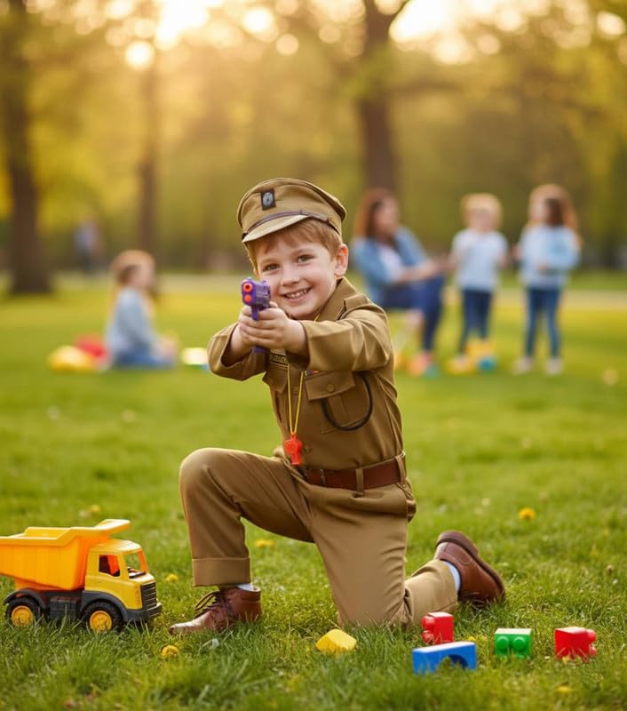 Image of FancyDressWale Community Helper & Career Role Play Costume for Fancy Dress Pilot, Navy, Army, astronaunt, Police Costumes