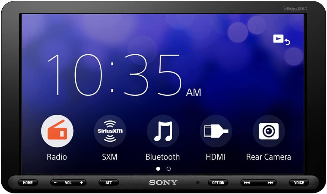XAV-AX8100 9-inch Floating Multi Media Receiver with Apple Carplay/Android Auto and HDMI Video Input